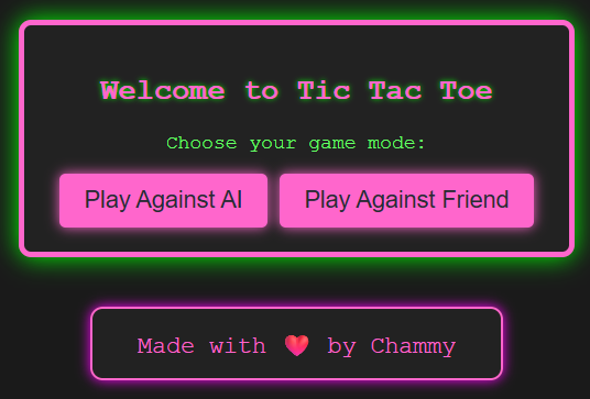 TIC TAC TOE
